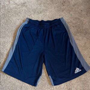 Adidas Men's Dark Blue Athletic Shorts